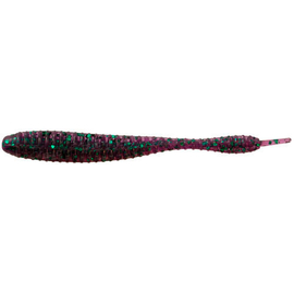 Reins Bubbling Shaker 4" 012 Junebug (12 шт.), Длина силикона: 4.0" (10,16 см), Расцветка силикона: 012 Junebug, фото 