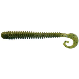 Силікон Reins G-Tail Saturn 4" 001 Watermelon Seed (12шт/уп), Довжина силікону: 4.0" (10,16 см), Колір силікону: 001 Watermelon Seed, фото 