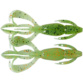 Силікон Keitech Crazy Flapper 3.6" (7 шт/упак), колір: ea#05 hot fire tiger, Довжина силікону: 3.6" (9.1 см), Колір силікону: EA#05 Hot Fire Tiger, фото 