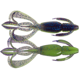 Силикон Keitech Crazy Flapper 2.8" (8 шт/уп) ц:pal#06 violet lime berry, Длина силикона: 2.8" (7.1 см), Расцветка силикона: PAL#06 Violet Lime Berry, фото 