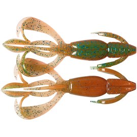 Силікон Keitech Crazy Flapper 2.8" (8 шт/уп), колір: pal#11 rotten carrot, Довжина силікону: 2.8" (7.1 см), Колір силікону: PAL#11 Rotten Carrot, фото 