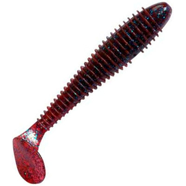 Силікон Keitech Swing Impact FAT 4.8" (5 шт/упак), колір:ea#03 grape, Довжина силікону: 4.8" (12.2 см), Колір силікону: EA#03 Grape, фото 