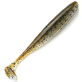 Силікон Keitech Easy Shiner 3.5", колір:414 green pumpkin pp.shad, Довжина силікону: 3.5" (8.9 см), Колір силікону: 414 Green Pumpkin PP.Shad, фото 