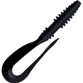 Силікон Keitech Mad Wag Mini 2.5" (12 шт/упак), колір:001 black, Довжина силікону: 2.5" (6.3 см), Колір силікону: 001 Black, фото 