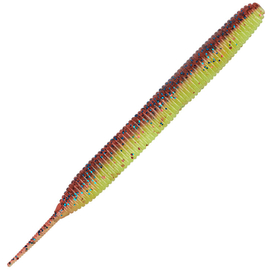 Силікон Keitech Sexy Impact 2.8" (12 шт/уп), колір:ea#15 grape chart red flk, Довжина силікону: 2.8" (7.1 см), Колір силікону: ea#15 grape chart red flk, фото 