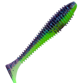 Силикон Keitech Swing Impact FAT 4.8" (5 шт/уп) цвет: pal#06 violet lime berry, Длина силикона: 4.8" (12.2 см), Расцветка силикона: PAL#06 Violet Lime Berry, фото 