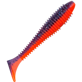Силикон Keitech Swing Impact FAT 2.8" (8 шт/упак) цвет: pal#09 violet fire, Длина силикона: 2.8" (7.1 см), Расцветка силикона: PAL#09 Violet Fire, фото 