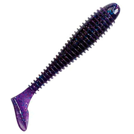 Силікон Keitech Swing Impact FAT 3.8" (6 шт/упак), колір:ea#04 violet, Довжина силікону: 3.8" (9.7 см), Колір силікону: EA#04 Violet, фото 
