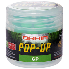 Бойлы Brain Pop-Up F1 Green Peas (зеленый горошек) 14mm 15g, фото 