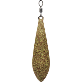 Грузило Brain Long Cast текстуроване покриття "Muddy Green" 150g, фото 