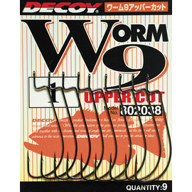 Крючок Decoy Worm9 Upper Cut #3/0 (7 шт/уп), фото 