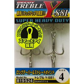 Трійник Decoy Y-S81 #4 (6 шт/уп), фото 