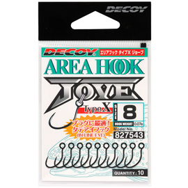 Гачок Decoy AH-10 Area Hook Type X Jove #6 (10 шт/уп), фото 