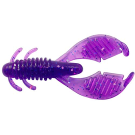 Силікон Reins AX Craw Mini 2" 567 Lilac Silver & Blue Flake (12 шт/уп.), Довжина силікону: 2.0" (5,08 см), Колір силікону: 567 Lilac Silver & Blue Flake, фото 