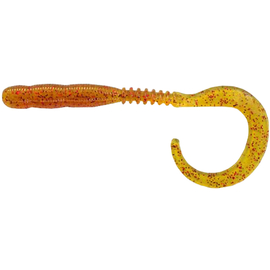 Силікон Reins Curly Curly 4" 566 Motor Oil Red Flake (15шт/уп), Довжина силікону: 4.0" (10,16 см), Колір силікону: 566 Motor Oil Red Flake, фото 