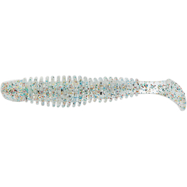 Силікон Reins Bubbling Shad 3" 152 Super Glow All Stars (8шт/уп), Довжина силікону: 3.0" (7,62 см), Колір силікону: 152 Super Glow All Stars, фото 
