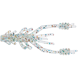 Силікон Reins Ring Shrimp 2" 204 UV All Stars (12шт/уп), Довжина силікону: 2.0" (5,08 см), Колір силікону: 204 UV All Stars, фото 