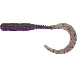 Силікон Reins Curly Curly 4" 060 Onga River Moneybait (12шт/уп), Довжина силікону: 4.0" (10,16 см), Колір силікону: 060 Onga River Moneybait, фото 