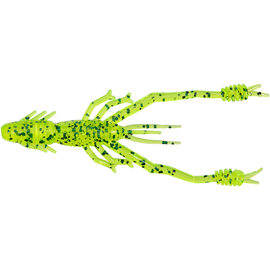 Силікон Reins Ring Shrimp 4" 419 Chart Pepper (8шт/уп), Довжина силікону: 4.0" (10,16 см), Колір силікону: 419 chart pepper, фото 