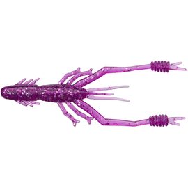 Силікон Reins Ring Shrimp 4" 428 Purple Dynamite (8шт/уп), Довжина силікону: 4.0" (10,16 см), Колір силікону: 428 Purple Dynamite, фото 