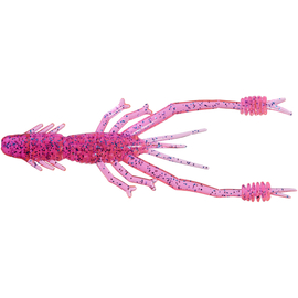 Силікон Reins Ring Shrimp 4" 443 Pink Sardine (8шт/уп), Довжина силікону: 4.0" (10,16 см), Колір силікону: 443 Pink Sardine, фото 