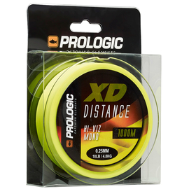 Жилка Prologic XD Distance Mono 1000m 0.28mm 5.60kg 12Lb Hi-Viz Yellow, фото 