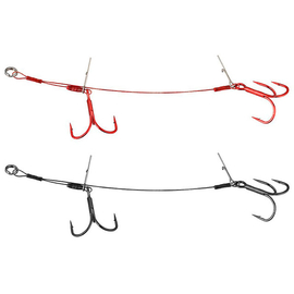 Оснащення Savage Gear Carbon49 Double Stinger #2/0 18cm 23kg (2 шт/уп.), фото 