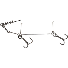 Оснащення Savage Gear 1x7 TI Corkscrew Stinger 2x#1/0 23kg (1 шт/уп.), фото 