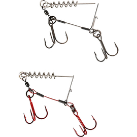 Оснащення Savage Gear Carbon49 Corkscrew Stinger 2x#3/0 31kg (2 шт/уп.), фото 