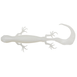 Силікон Savage Gear 3D Lizard 100m 5.5g Albino Flash (6 шт/уп), Довжина силікону: 100mm, Колір силікону: Albino Flash (6 шт/уп, фото 