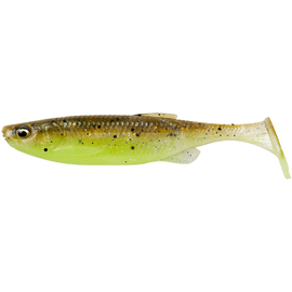 Силікон Savage Gear Fat Minnow T-Tail 75mm 5.0g Green Pearl Yellow (поштучно), Довжина силікону: 75mm, Колір силікону: Green Pearl Yellow, фото 