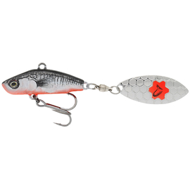 Тейл-спінер Savage Gear 3D Sticklebait Tailspin 65mm 9.0g Black Red, фото 