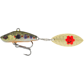 Тейл-спінер Savage Gear 3D Sticklebait Tailspin 80mm 18.0g Brown Trout Smolt, фото 