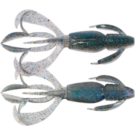 Силікон Keitech Crazy Flapper 3.6" (7 шт/уп),, колір: ea#22 electric silver shi, Довжина силікону: 3.6" (9.1 см), Колір силікону: EA#22 Electric Silver Shi, фото 