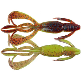 Силікон Keitech Crazy Flapper 2.8" (8 шт/уп),, колір: ea#15 grape chart red flk, Довжина силікону: 2.8" (7.1 см), Колір силікону: ea#15 grape chart red flk, фото 