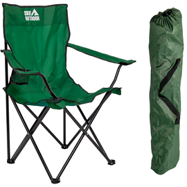 Стілець розкладний SKIF Outdoor Comfort Plus (посилений). Колір: зелений, до 120кг (з чохлом), Колір: зелений, Рекомендуєме навантаження: 120 кг, фото 