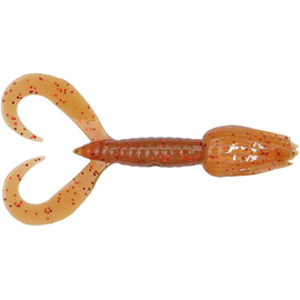 Силікон Keitech Little Spider 3.5" (5 шт/уп), колір:pal#07 motoroil red flake, Довжина силікону: 3.5" (8.9 см), Колір силікону: pal#07 motoroil red flake, фото 