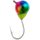 Мормишка вольфрамова Viking Fishing Round+drop 0.31g 3mm Rainbow (5шт), Размер/Вес: 3мм/0.31г, Колір мормишки: Rainbow, фото 