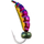 Мормишка вольфрамова Viking Fishing Shrimp+bead 0.37g 7mm Rainbow (5шт), Розмір/Вага: 7мм/0.37г, Колір мормишки: Rainbow, фото 