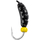 Мормишка вольфрамова Viking Fishing Shrimp+bead 0.64g 8mm Black+Y (5шт), Розмір/Вага: 8мм/0.64г, Колір мормишки: Black+Y, фото 