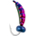 Мормишка вольфрамова Viking Fishing Shrimp+bead 0.64g 8mm Rainbow (5шт), Розмір/Вага: 8мм/0.64г, Колір мормишки: Rainbow, фото 