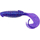 Силікон Keitech Flapper Grub 4" (7 шт/упак), колір:ea#04 violet, Довжина силікону: 4" (10.2 см), Колір силікону: EA#04 Violet, фото 