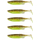 Силікон Savage Gear Fat Minnow T-Tail 130mm 20.0g Green Pearl Yellow (5 шт/уп), Довжина силікону: 130mm, Колір силікону: Green Pearl Yellow (5 шт/уп, фото 
