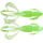 Силікон Keitech Crazy Flapper 2.4" (10 шт/уп),, колір: ea#19 electric chart shad, Довжина силікону: 2.4" (6.1 см), Колір силікону: EA#19 Electric Chart Shad, фото 