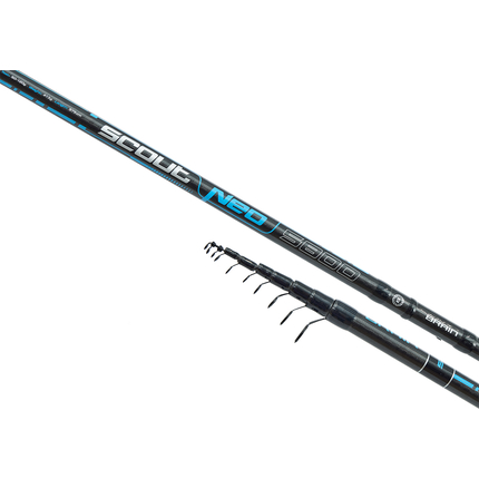 Болонське вудлище Brain Scout Neo Bolo 4800 4.75m 50-120g (телескопічне, з кільцями) + чохол та захист на кільця, Довжина: 4.75m, фото , изображение 2