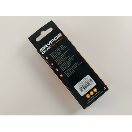 Блешня Savage Gear Rotex Spinner #5 14.0g 04-Fluo Orange Silver, Вага блешні: 14g, Колір блешні: Fluo Orange Silver, фото , изображение 3