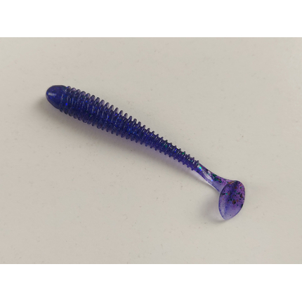 Силикон Keitech Swing Impact 2.5" (10 шт/упак) ц:408 electric june bug, Длина силикона: 2.5" (6.3 см), Расцветка силикона: 408 Electric June Bug, фото , изображение 3