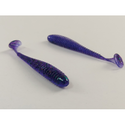 Силикон Keitech Swing Impact 2.5" (10 шт/упак) ц:408 electric june bug, Длина силикона: 2.5" (6.3 см), Расцветка силикона: 408 Electric June Bug, фото , изображение 6