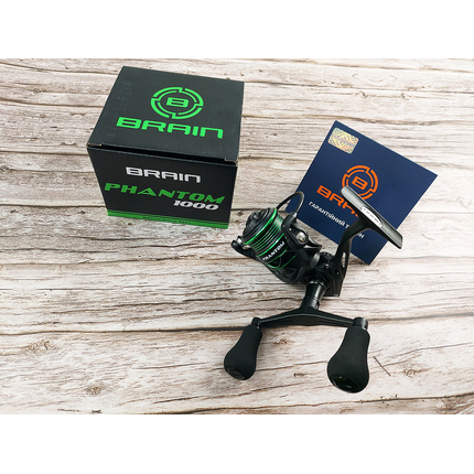 Котушка Brain Phantom Match/Bolo 1000 (9+1 підшип.), подвійна ручка, 5.2:1, Розмір шпулі: 1000 DH, фото , изображение 7