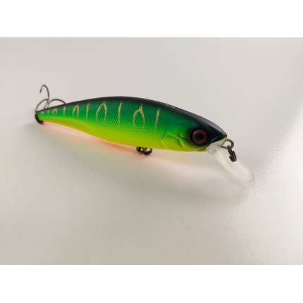 Воблер Jackall Squad Minnow 95SP 95mm 14.0g Mat Tiger, Розмір/Вага: 95мм/14г, Колір воблера: Mat Tiger, фото , изображение 10